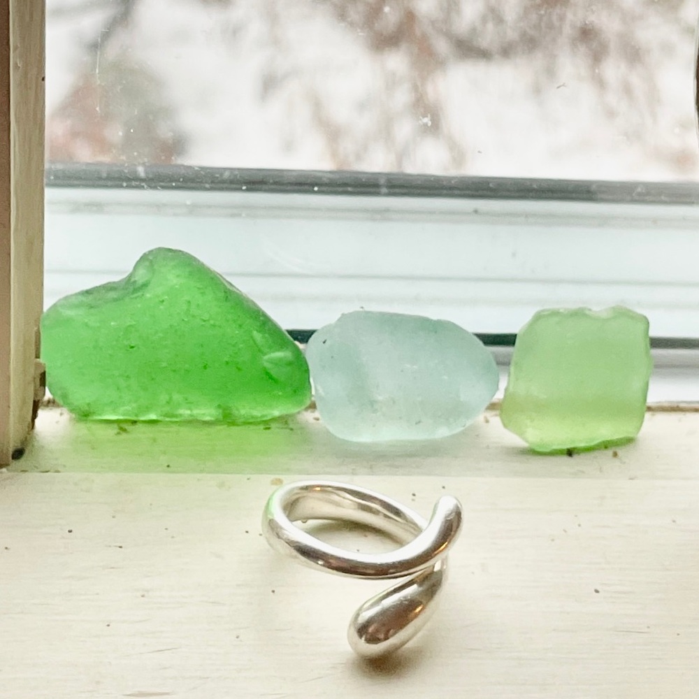 Tiffany & Co | Elsa Peretti Teardrop Ring, Sz 7-8 ♥ Perfect patina - Picture 3 of 7